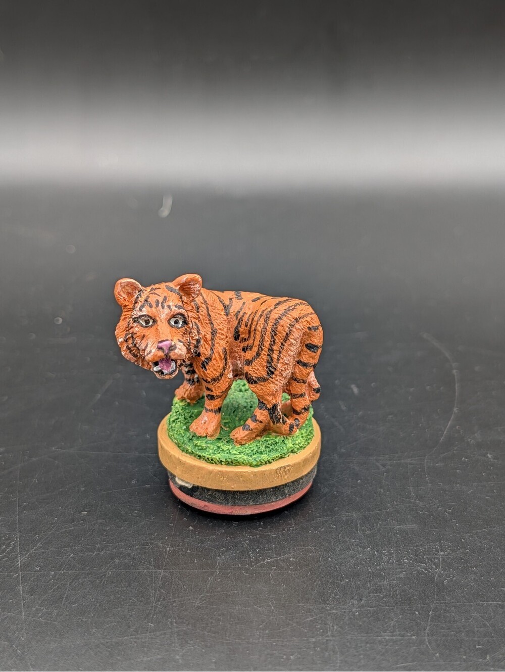 Vintage 1991 Noteworthy Tiger Rubber Stamp 3D Figural Figurine Anthony Brucker